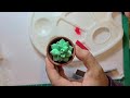 polymer clay succulent tutorial