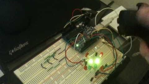 Arduino + WiiChuck + LEDs
