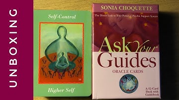 Unboxing Ask Your Guides Oracle Cards