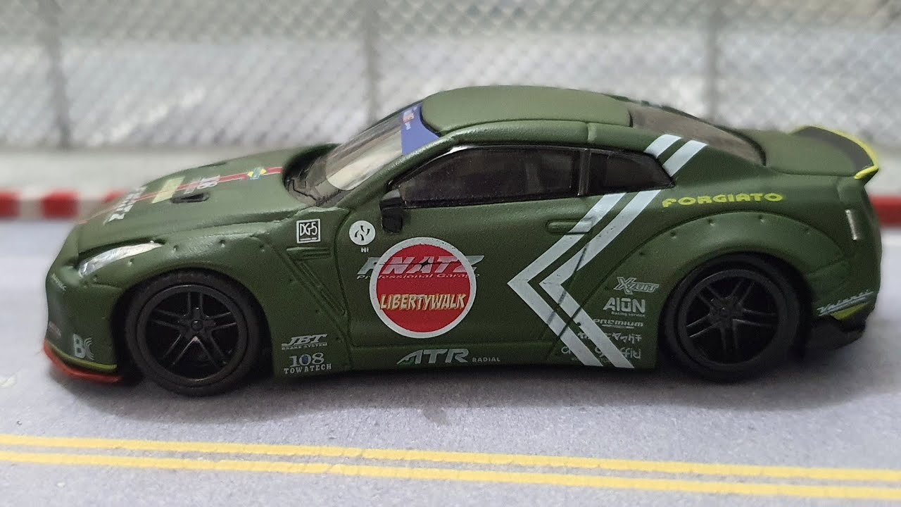 LB-WORKS Nissan GT-R (R35) Zero Fighter Special Type 1, Rear Wing ver 2 /  Low Wing