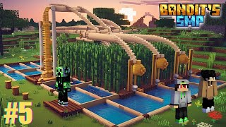We Built Automatic Sugarcane Farm | Bandit’s SMP | Minecraft #5
