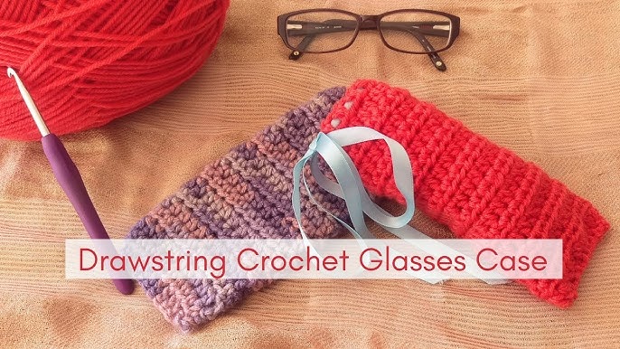 Crochet Bobble Sunglass Pouch