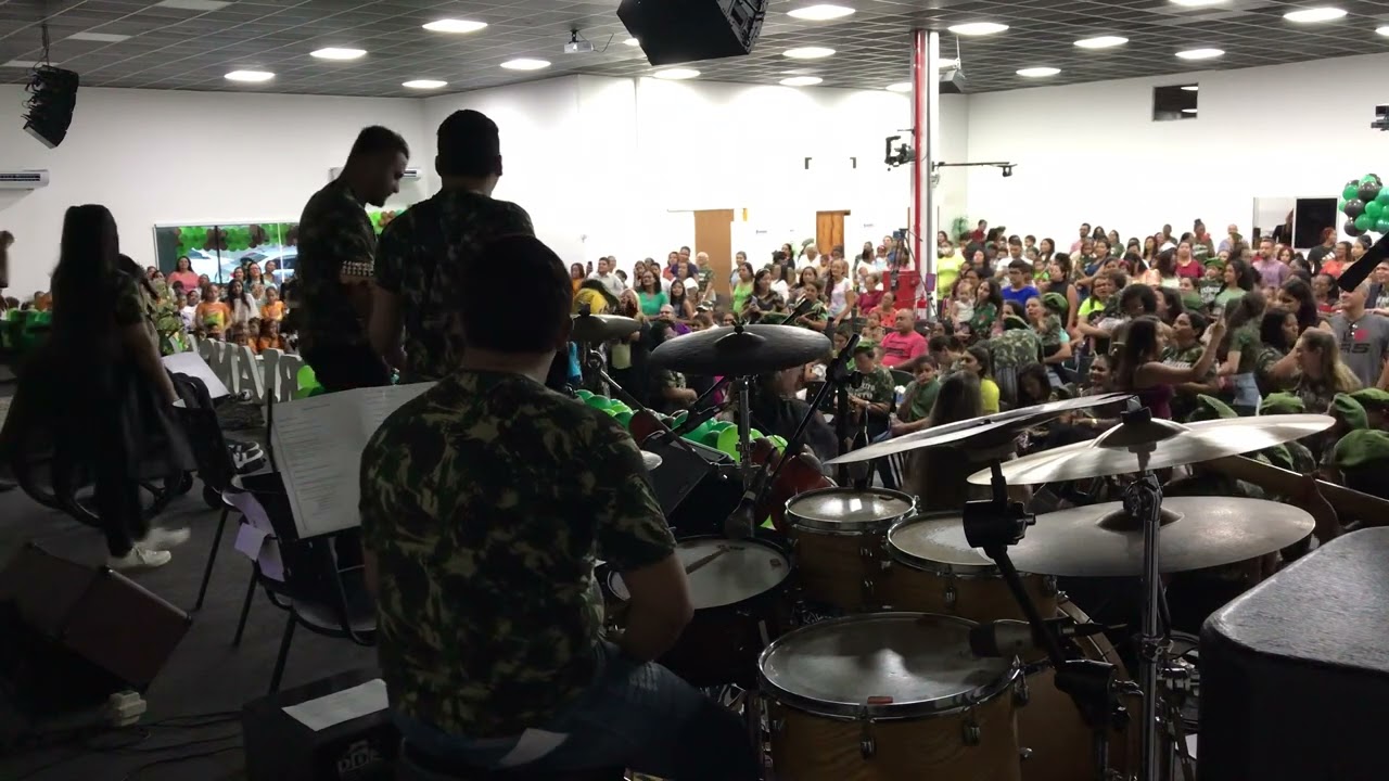 Congresso infantil ADNT (banda novo tempo kids) “CRIANÇA DE JESUS “ #drums
