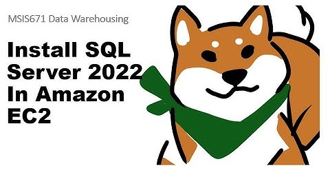 Install SQL Server and Visual Studio in EC2 to Support Data Cube