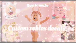 How to make a custom roblox decal using canva