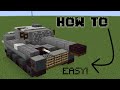 🎓Minecraft: How to build an EASY small TANK