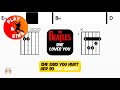 The Beatles - She Loves You | Scrolling Guitar Chords &amp; Lyrics
