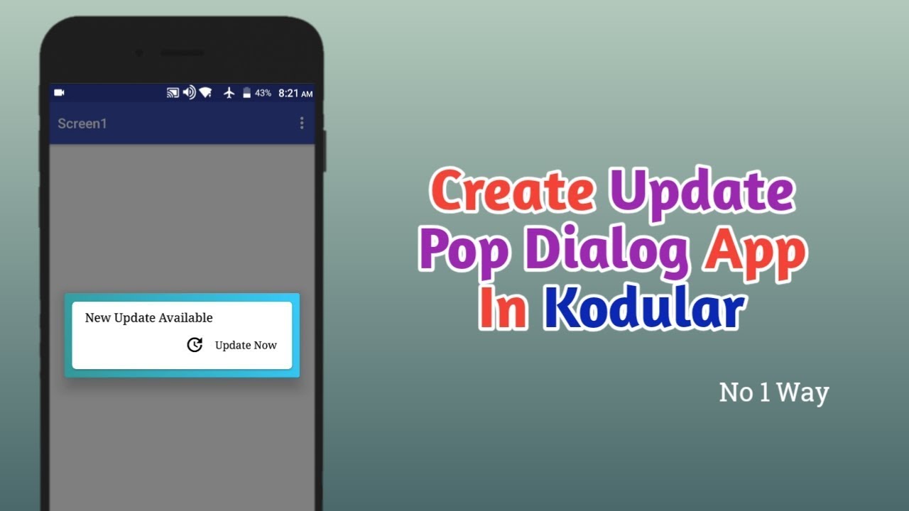 How To Create Update System In Your App In Kodular - YouTube