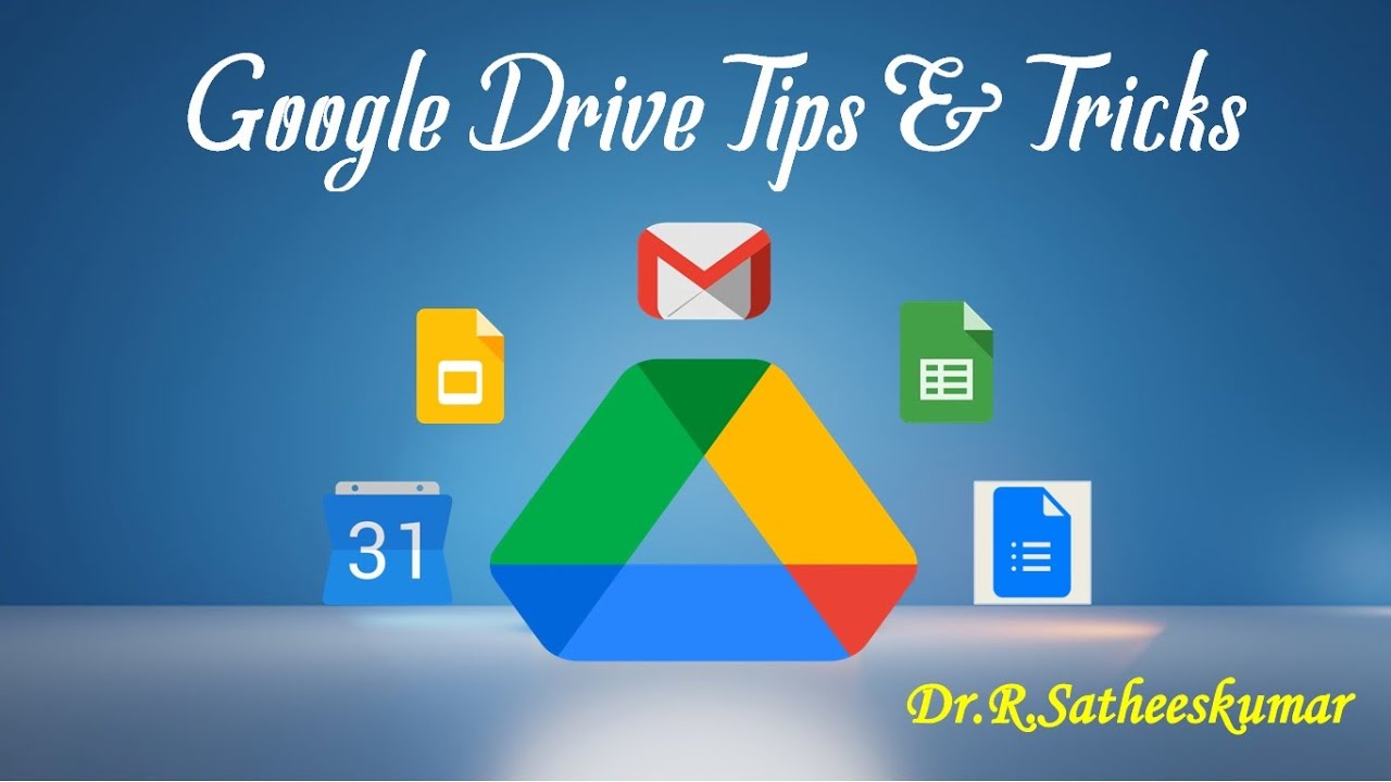 Google Drive Tips & Tricks (Tamil) - YouTube