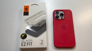 Spigen Tempered Glass Screen Protector [GlasTR EZ FIT - Privacy] Designed for iPhone 14 Pro Review