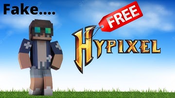 The FAKE HYPIXEL FOR FREE...