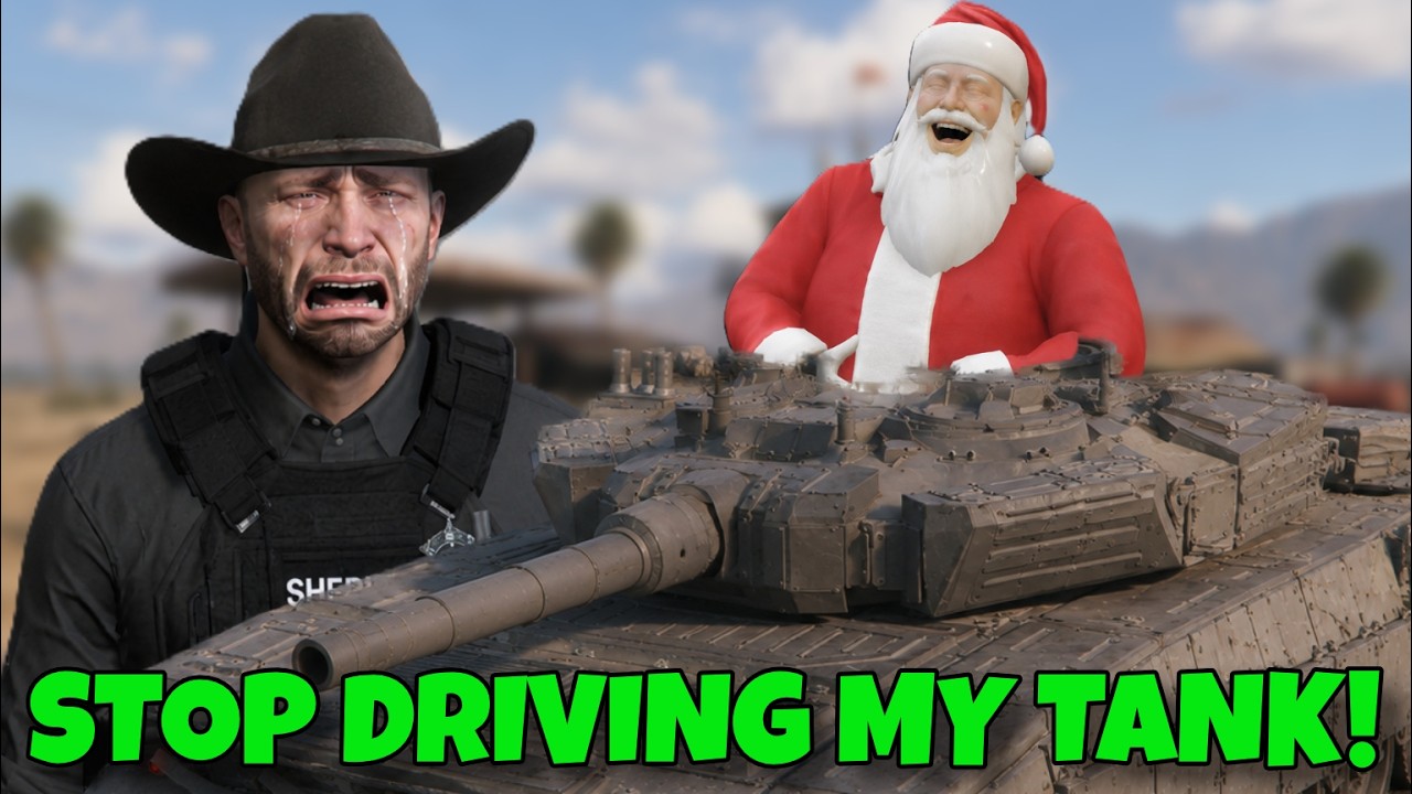 STEALING A $4000 TANK FROM POWER TRIPPING ADMIN IN GTA RP