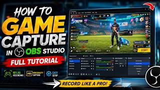 OBS Studio Game Capture Full Tutorial Telugu 2026 🔥 Record Any Game Without Lag
