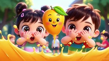 🌈 “Fruity Friends Song | Learn Fruit Names for Kids. | Kiddooss – Fun Learning Rhymes for Kids.