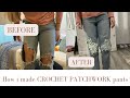 How I made Crochet Patchwork Pants *chaotic*