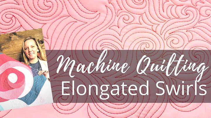 Machine Quilting Elongated Swirls | Free-motion Ch...