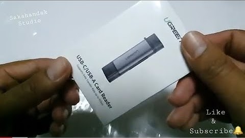 Ugreen USB 3.0 Card Reader SD Micro SD TF Card OTG TYPE-C Adapter UNBOXING