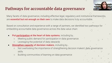 Data Values e-learning course: Accountable data governance clip 2