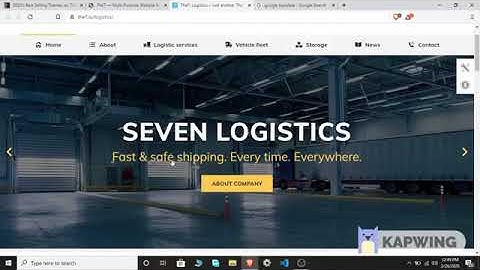 The7 Theme as a Logistics Website || Shortintro || Themeintro