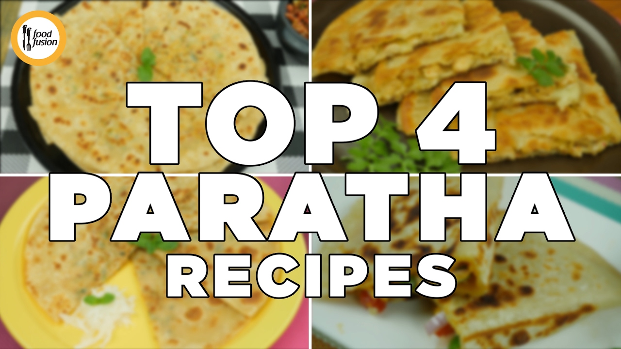 4 Must Have Parathas (Aloo Ka Paratha, Chicken Cheese Paratha, Muli Ka Paratha and Pizza Parata) | Food Fusion