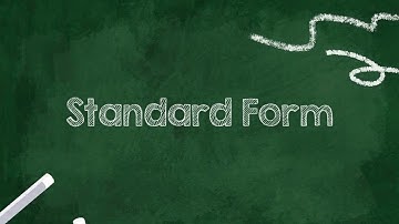 Standard Form | IGCSE Math