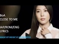 BoA Close To Me [JAP/ROM/ENG LYRICS]