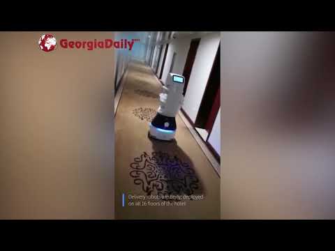 ჩინეთში კარანტინში მყოფ მოქალაქეებს საკვებს რობოტი ურიგებს