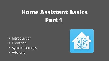 HA Basics - Part 1 - Introduction, Frontend, System Settings and Add-ons