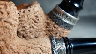 Great Packing method and 3 new pipes on Pipe Makers Bench