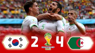 Plus grande victoire arabe au Mondial 🤯🔥 ◄ Algérie 4-2 Corée ❯ [2014]