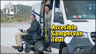 #Wheelchairvanlife  accessible van built by disabled owner w/ problem solving & innovation!