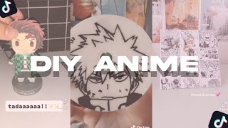Anime DIY // TikTok // Compilation!✨