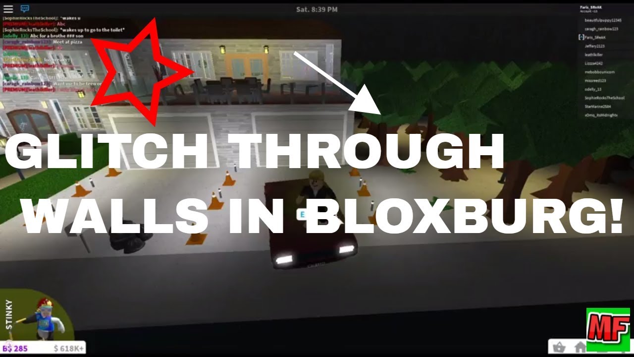 How To Glitch Through Walls In Blox Burg Working Youtube - how to glitch through walls in roblox bloxburg