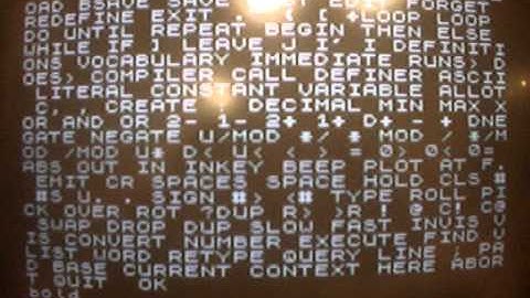 Changing the character set of a Jupiter ACE FPGA clone on the fly