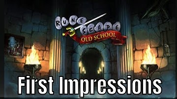 Old School Runescape: On Android Mobile First Impressions