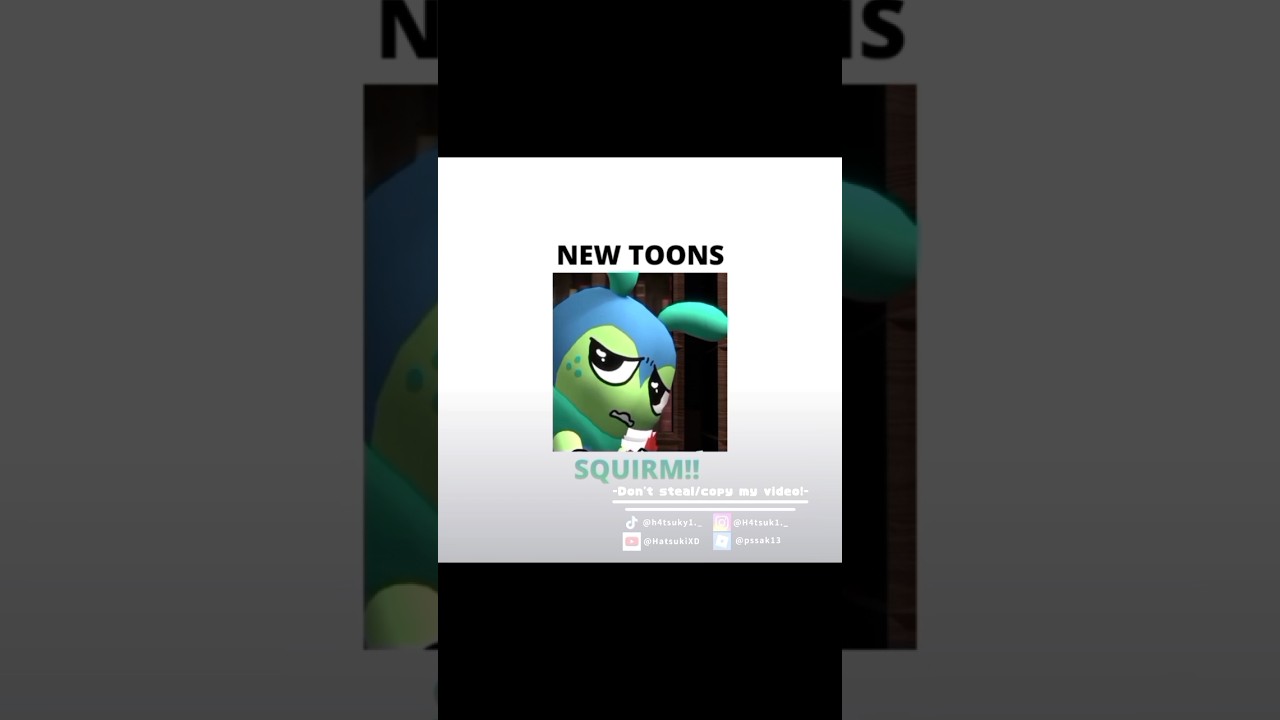 new toon squirm🐛srry I typed the text wrong, and I'm a bit bad at drawing him;D #dandysworld #edit