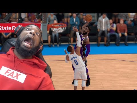 I Caught My First Body On Russell Westbrook! Lakers vs Thunder NBA 2K19 MyCareer Ep 49