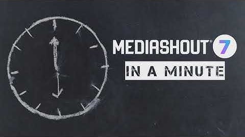 --  Setting Up An Announcement Loop  -- MediaShout 7 In A Minute