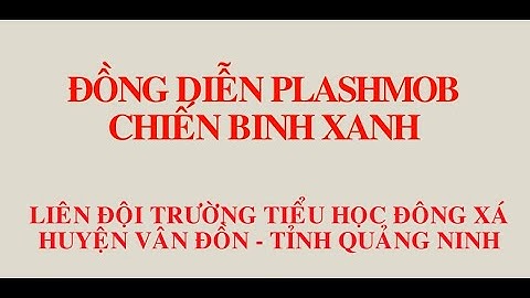 SÂN CHƠI ĐỒNG DIỄN PLASH MOD:CHIẾN BINH XANH-TIỂU HỌC ĐÔNG XÁ -VÂN ĐỒN - QUẢNG NINH
