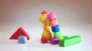 ClayPlay - Play Doh Stop Motion Animation - Blocks Episode