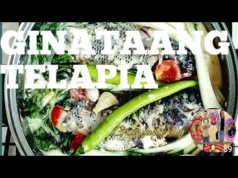 GINATAANG TELAPIA #cooking #recipe #ginataangtelapia@ItsMeGrasyas15Vlog