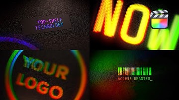 Digital Logo Modular Template for Final Cut Pro — MotionVFX