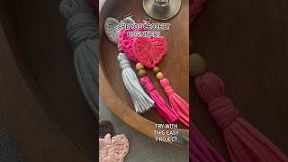 Crochet Heart keychain tutorial #crochettutorial #crochetgifts #crochetgirlgang #crafts #easycrochet