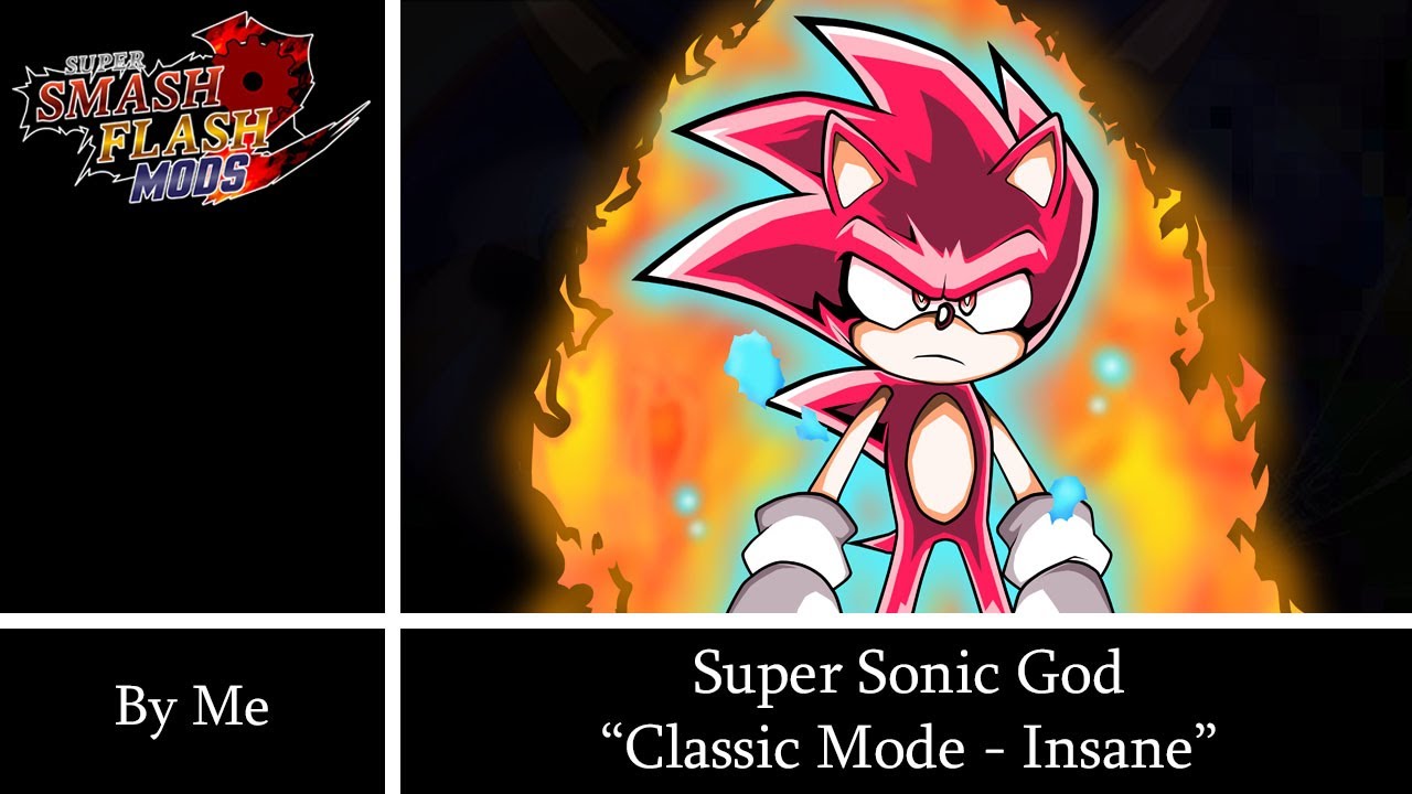 SSF2 Mods Super Sonic God 