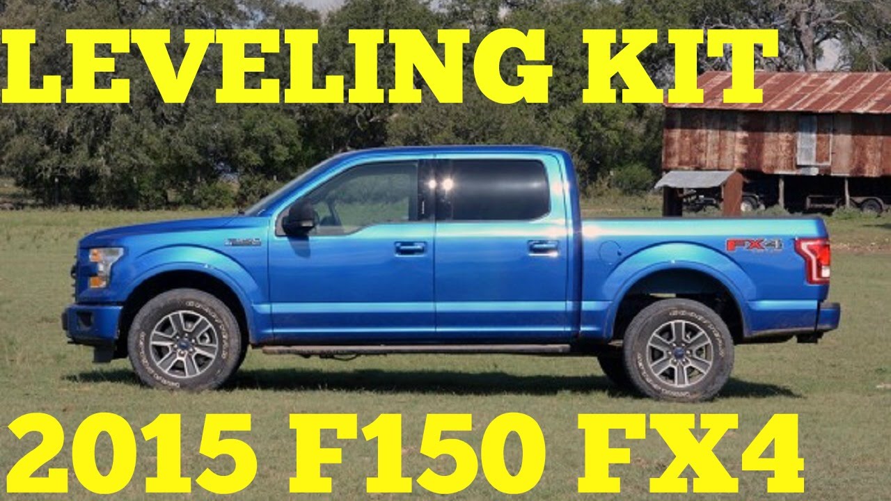 2015 Ford F150 Leveling kit - YouTube