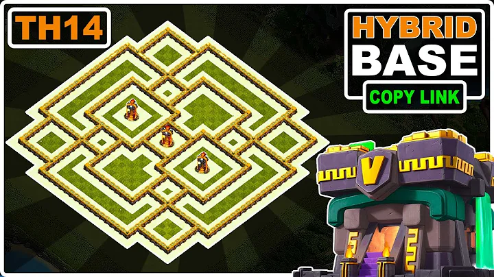 NEW BEST! TH14 HYBRID Base 2023 Copy Link - Clash of Clans