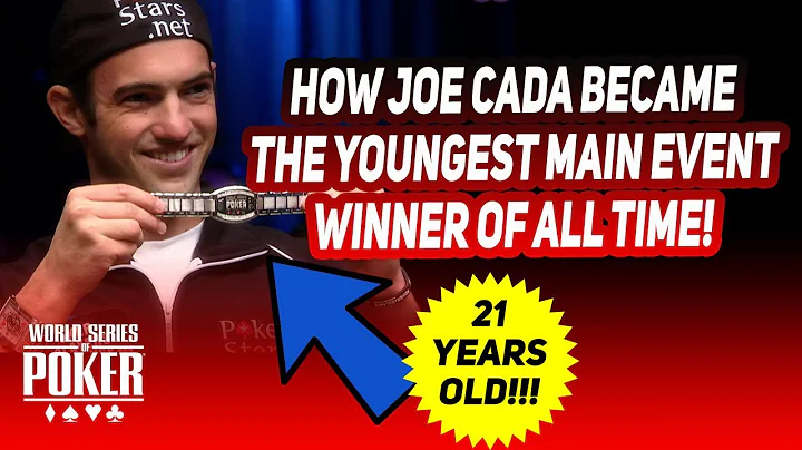 This is How Joe Cada Became The Youngest WSOP Main Event Winner Ever!