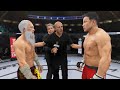 Old Bruce Lee vs. Cung Le - EA Sports UFC 4 - Crazy Rematch 👊🤪