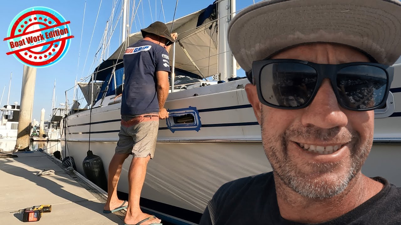 Fixing or taking a Leak 😆 Lots of BoatWork | Episode 13