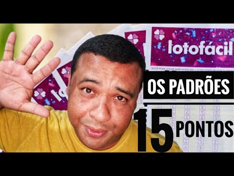 Como ganhar na Lotofácil COM 5 PADRÕES QUE CERCAM OS 15 PONTOS